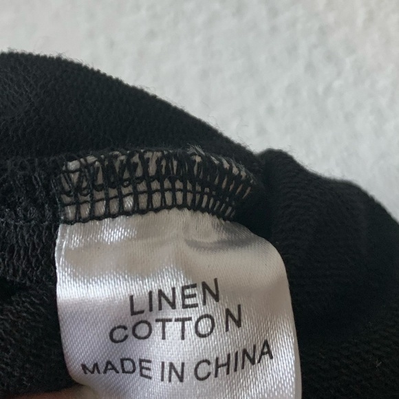 NWT Rumor Black Front Tie Bodycon Mini Dress Size 8 - Picture 6 of 6